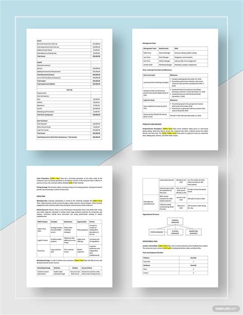 Quarterly Business Plan Template - Download in Word, Google Docs, Apple